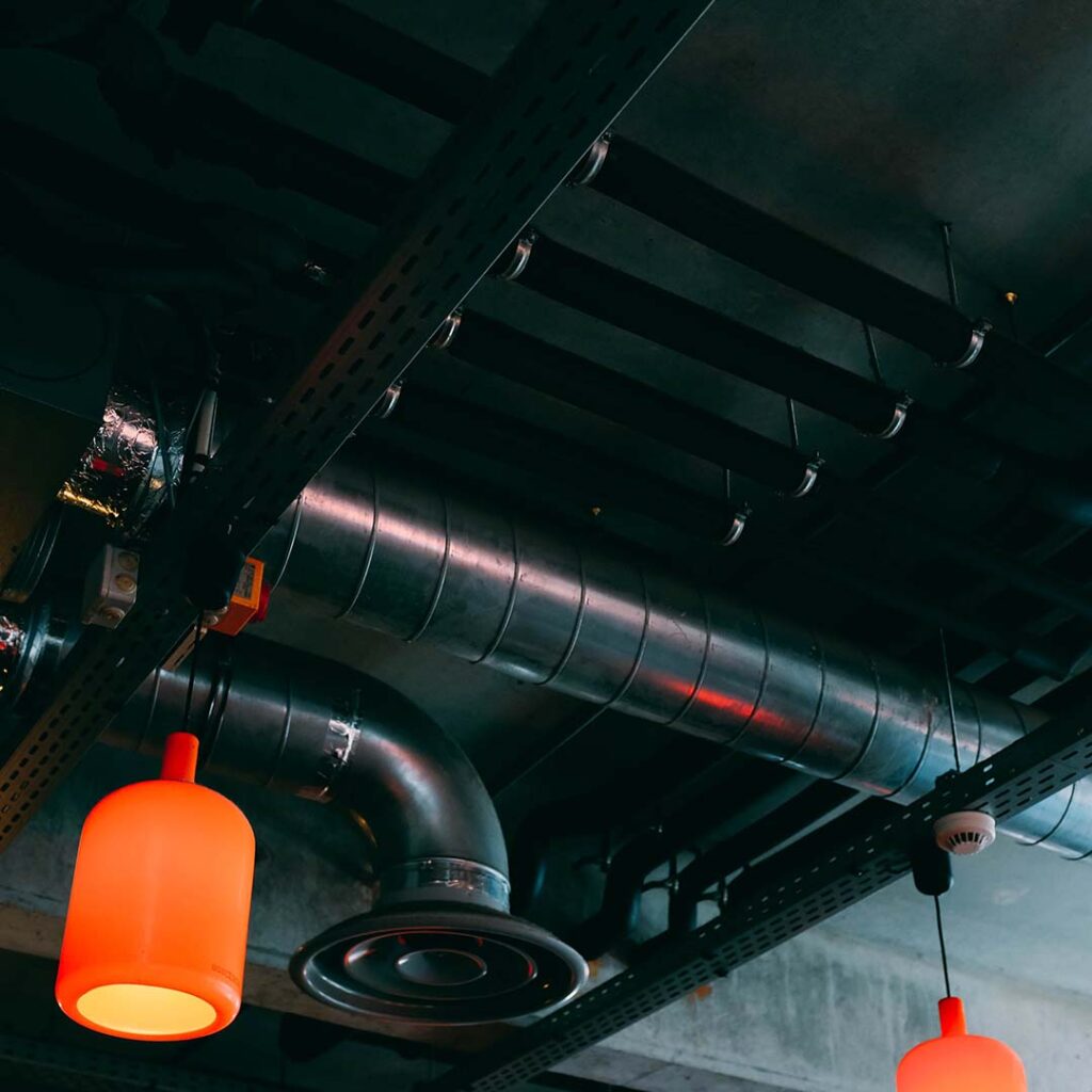 ventilation duct airflow pressure balance